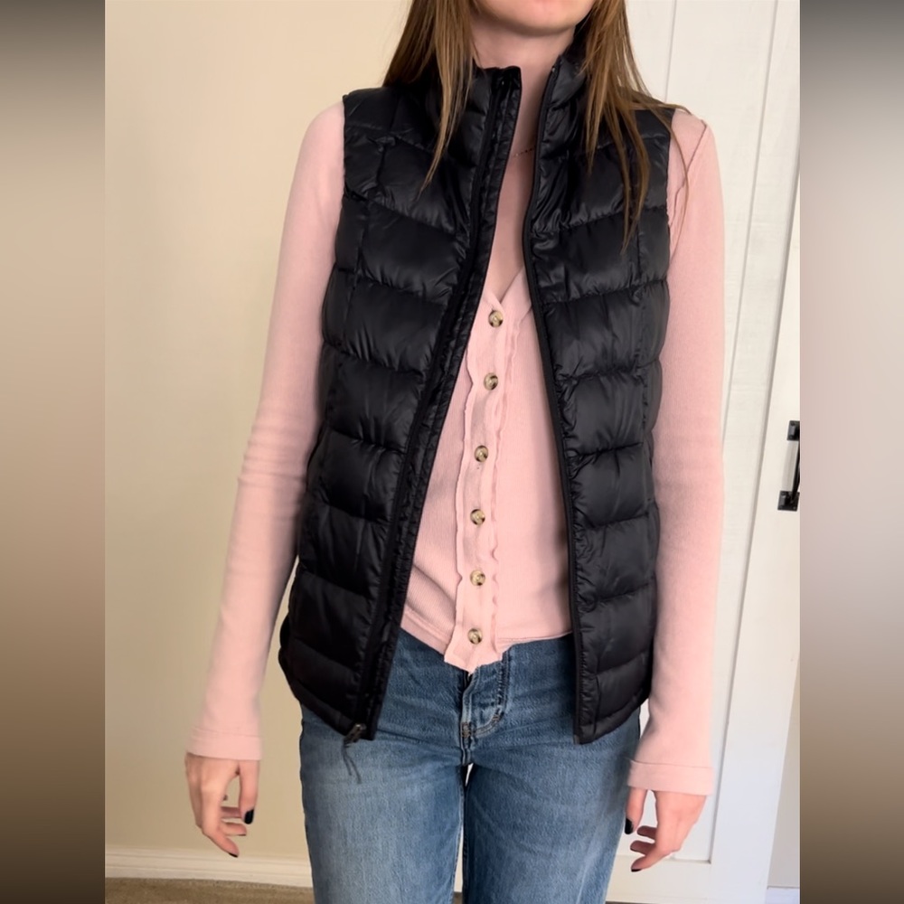 REI Black Down Lightweight Puffer Vest